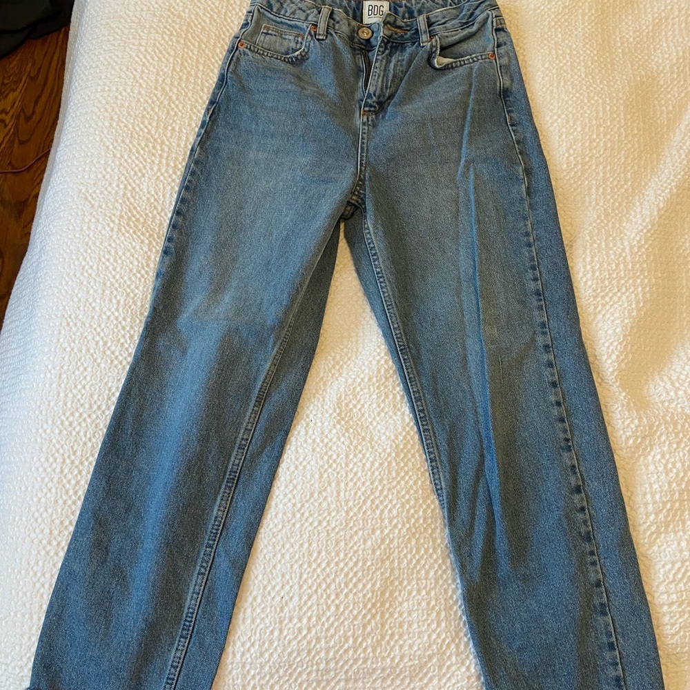 BDG Pax high waisted light wash jeans